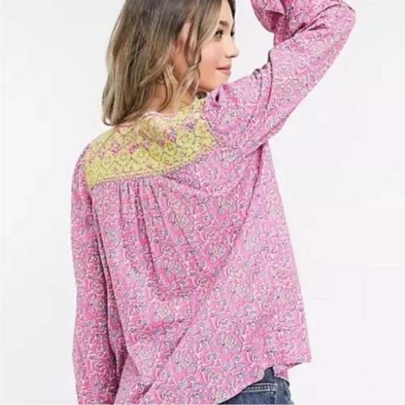 NWOT J.Crew Embroidered cotton voile top in block print - Picture 5 of 11